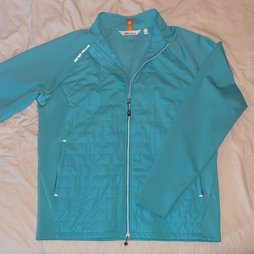 Peter Millar Aqua Full-Zip Jacket